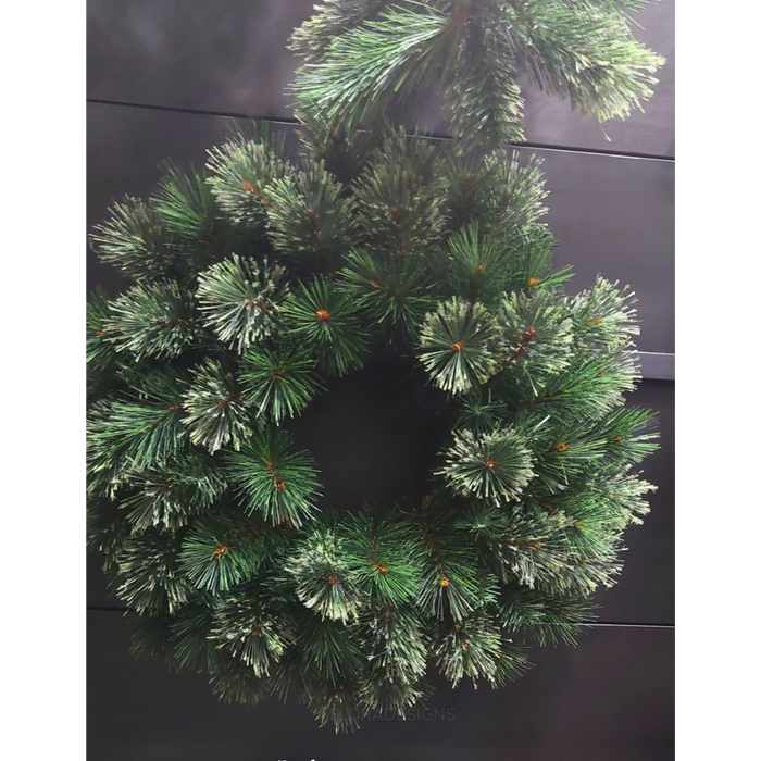 Wreath Pine Alaskan Green 61cm - Pack of 4
