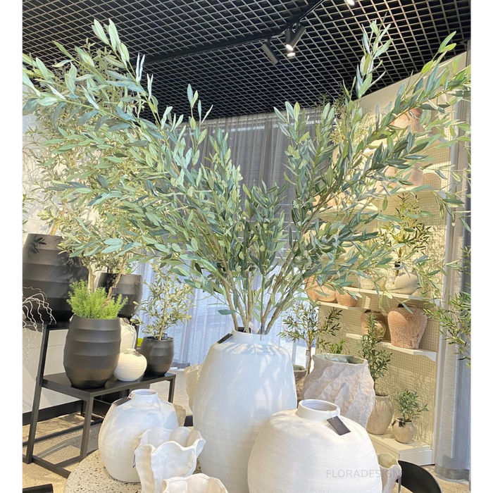 Olive Leaf Branch Green 180cm - Pack of 2