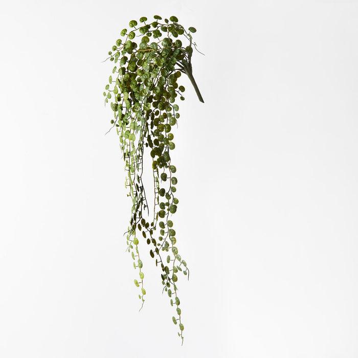 Fern Button Hanging Bush Green 86cm Set of 12
