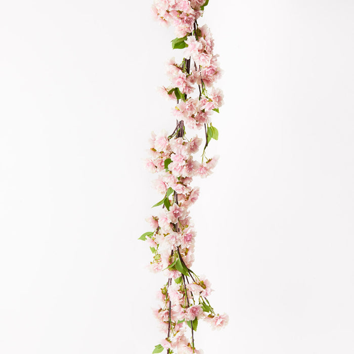 Blossom Cherry Garland Light Pink 180cm Set of 6