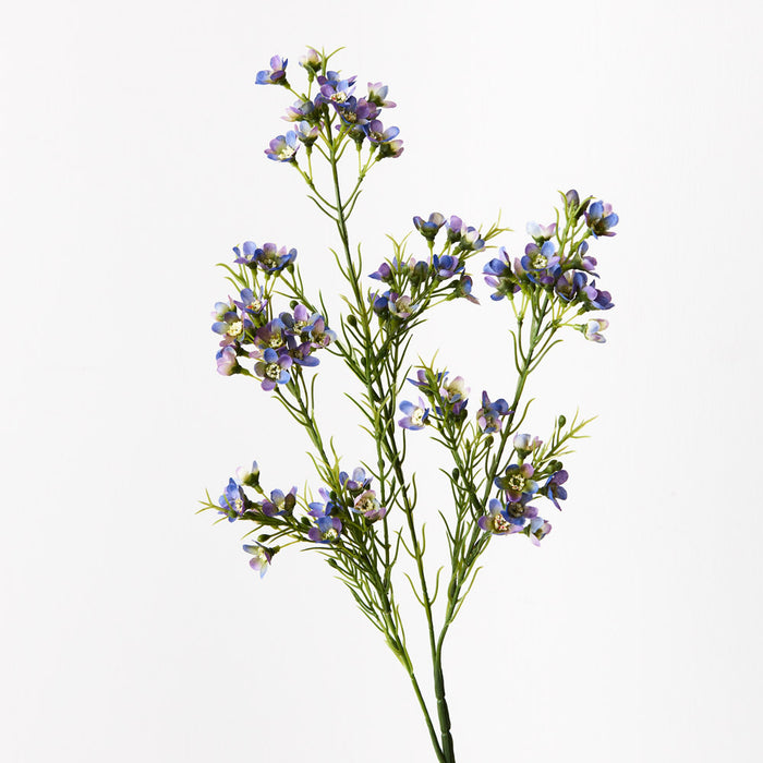 Wax Flower Spray Purple 66cm Set of 12