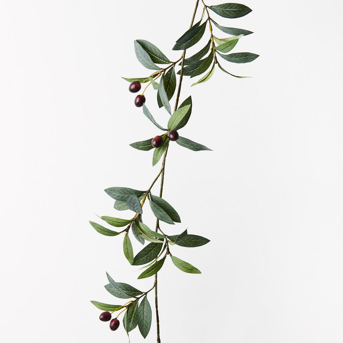 Olive Garland Grey Green 180cm Set of 12