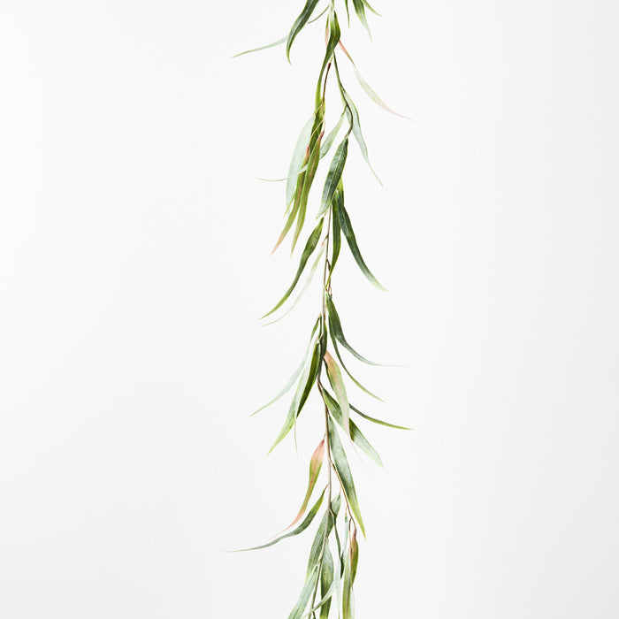 Eucalyptus Long Leaf Garland Green 180cm Set of 12