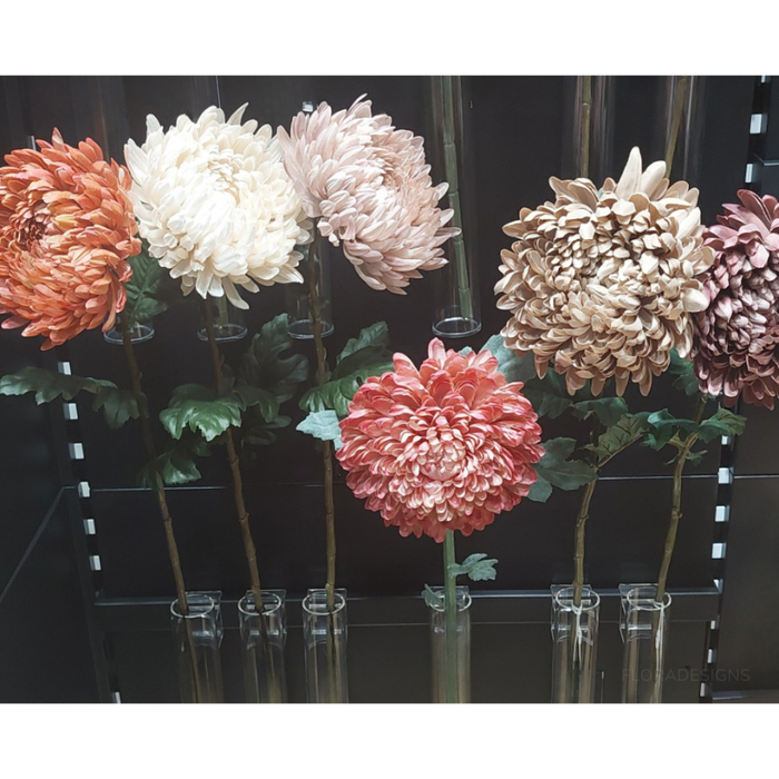 Chrysanthemum Cream 76cm - Pack of 12