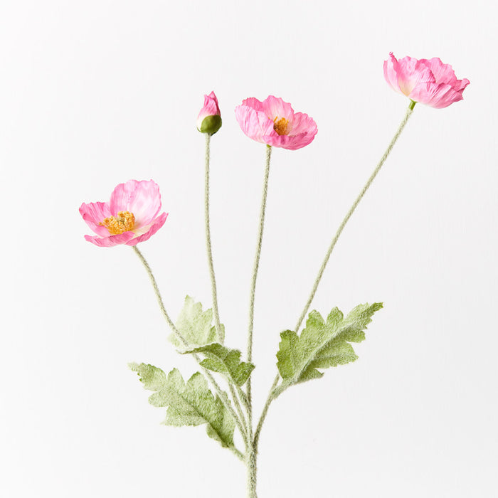 Poppy Iceland Spray Fuschia Pink 60cm Set of 12
