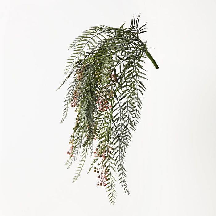 Berry Pepper Hanging Bush Pink Green 59cm Set of 12