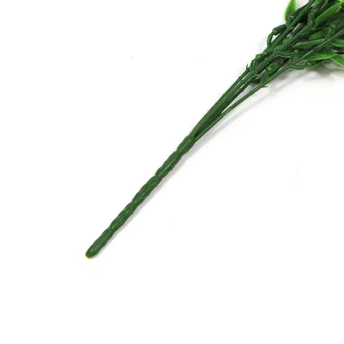 Artificial Bamboo Leaf Stem UV Resistant 30cm Set of 3