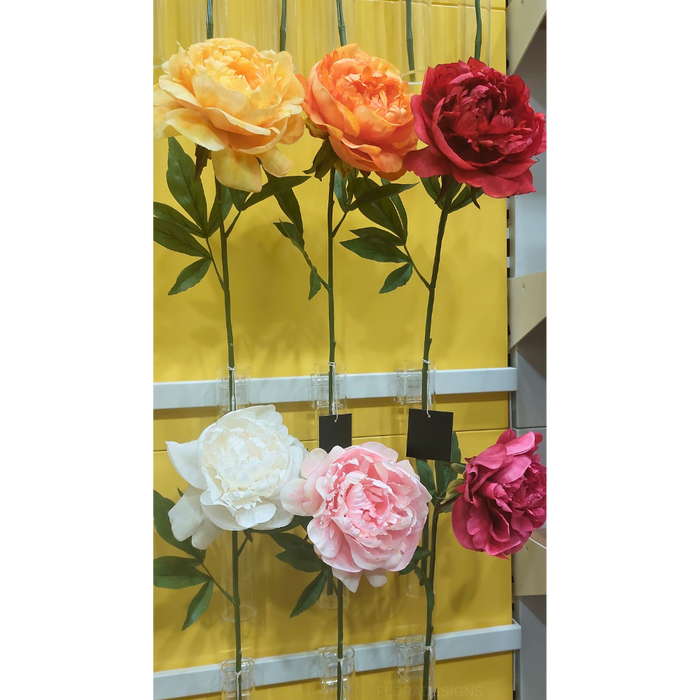 Peony Red 63cm Set of 12