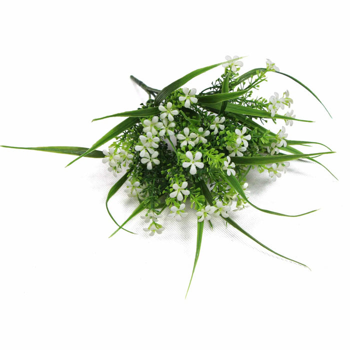 Artificial Daisy Grass Stem UV Resistant 30cm Set of 3
