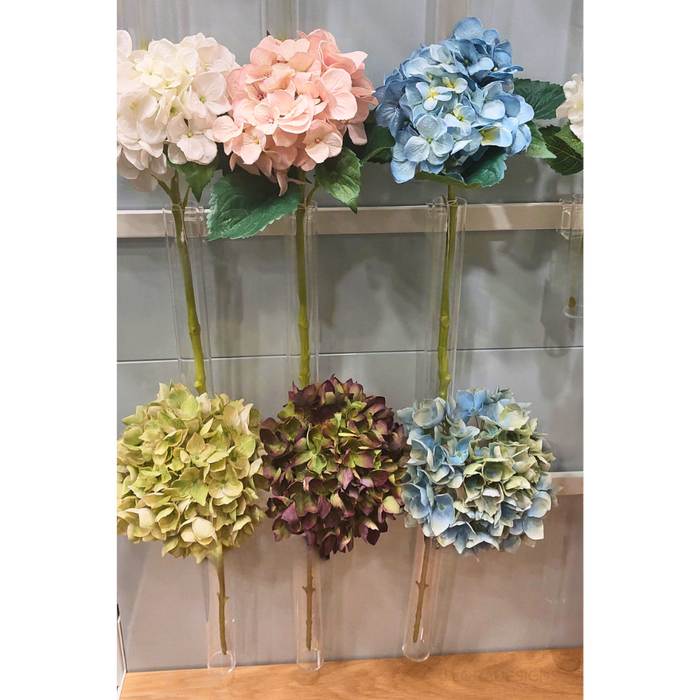 Hydrangea Light Blue 47cm Set of 12