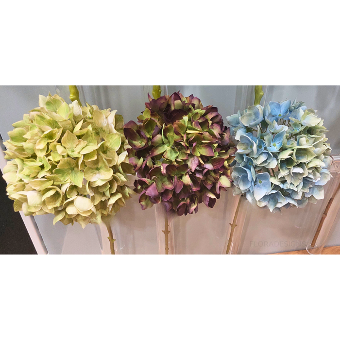 Hydrangea Light Blue 47cm Set of 12