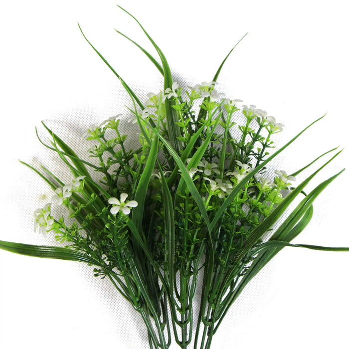 Artificial Daisy Grass Stem UV Resistant 30cm Set of 3
