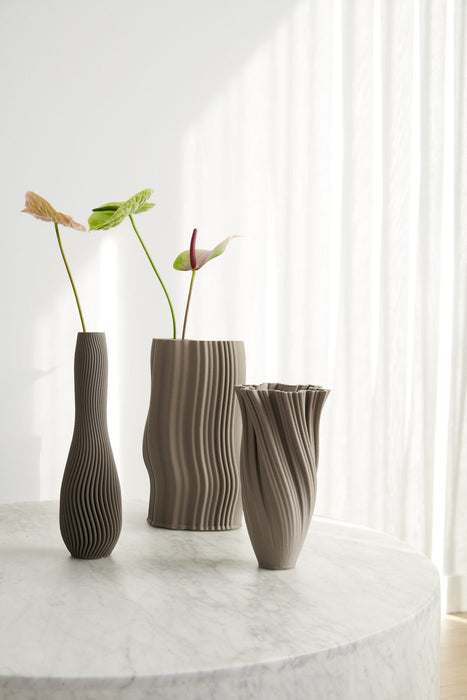 Mia Charcoal Vase 30cm