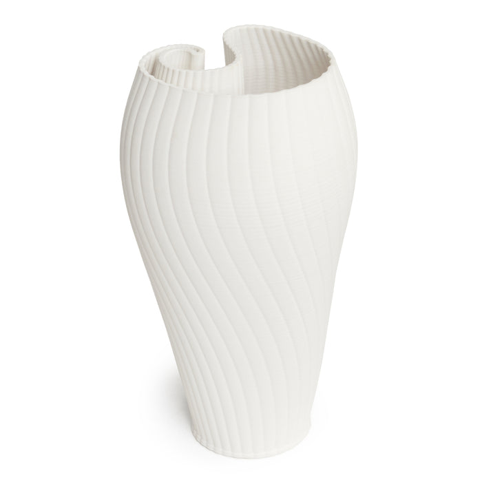 Ruby White Vase 33cm