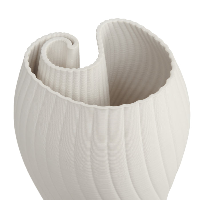 Ruby White Vase 33cm