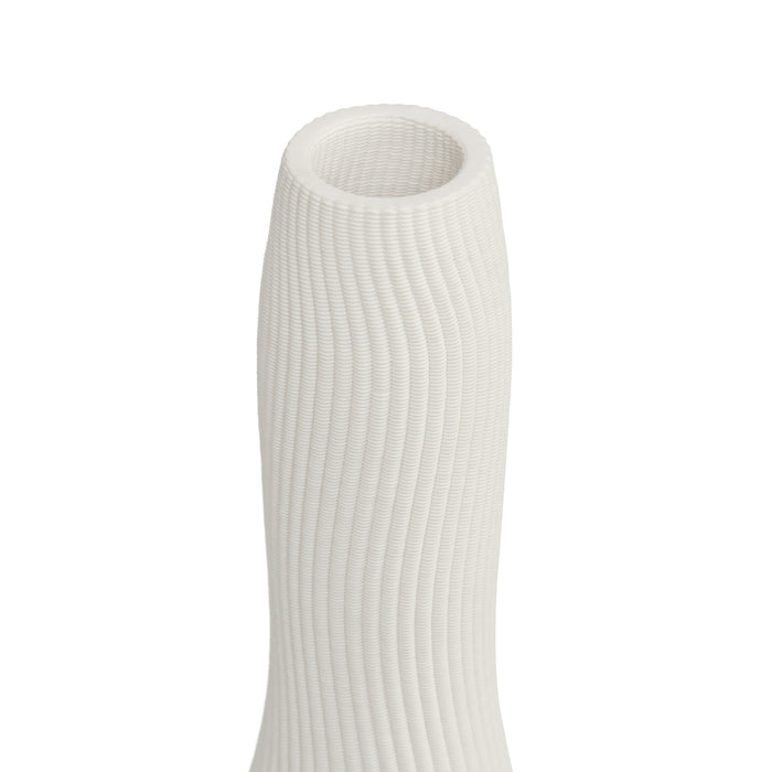 Lila White Vase 24cm