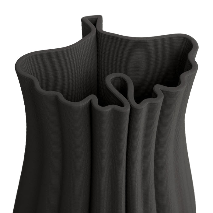 Ava Black Vase - 47cm