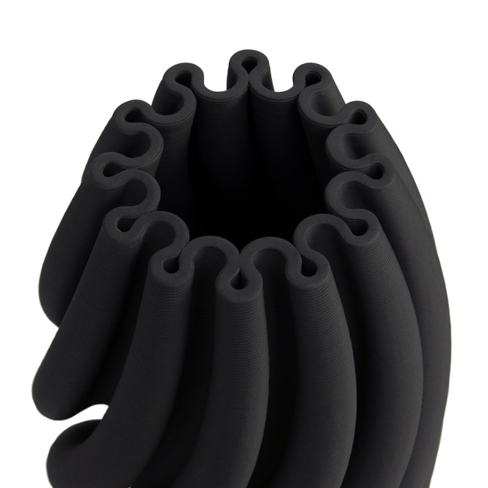 Stella Black Vase - 29cm