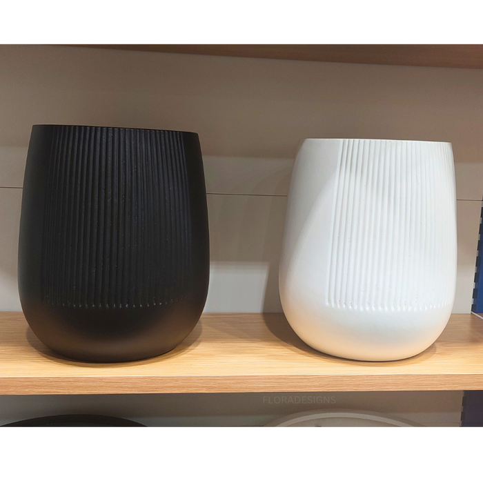 Dune Jethro White Pot 60cm - Set of Two