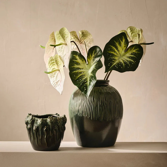 Anthurium Spray 47cm White Green - Pack of 12