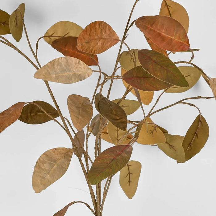 Autumn Eucalyptus Spray 87cm Brown Pack of 12