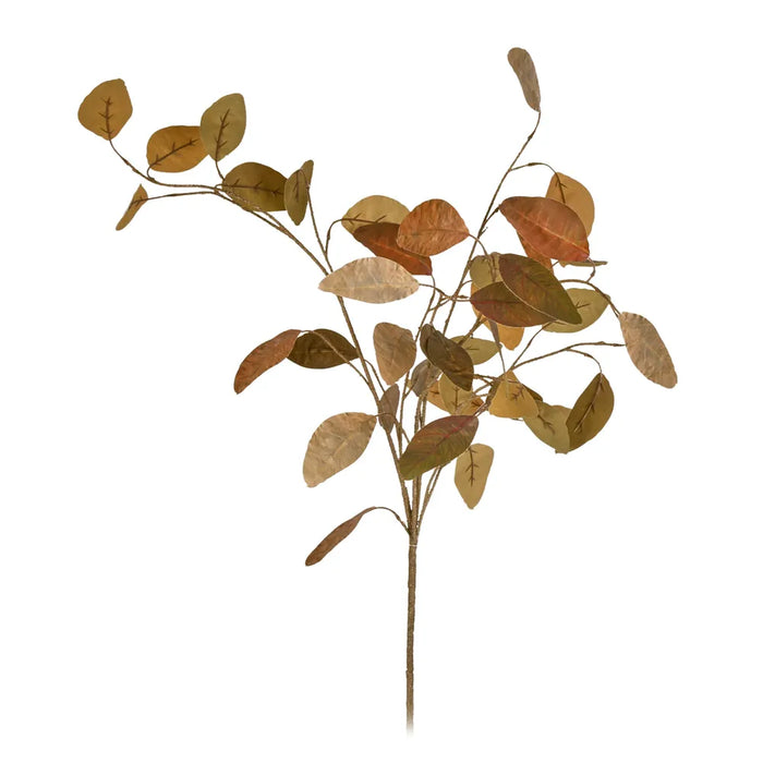 Autumn Eucalyptus Spray 87cm Brown Pack of 12
