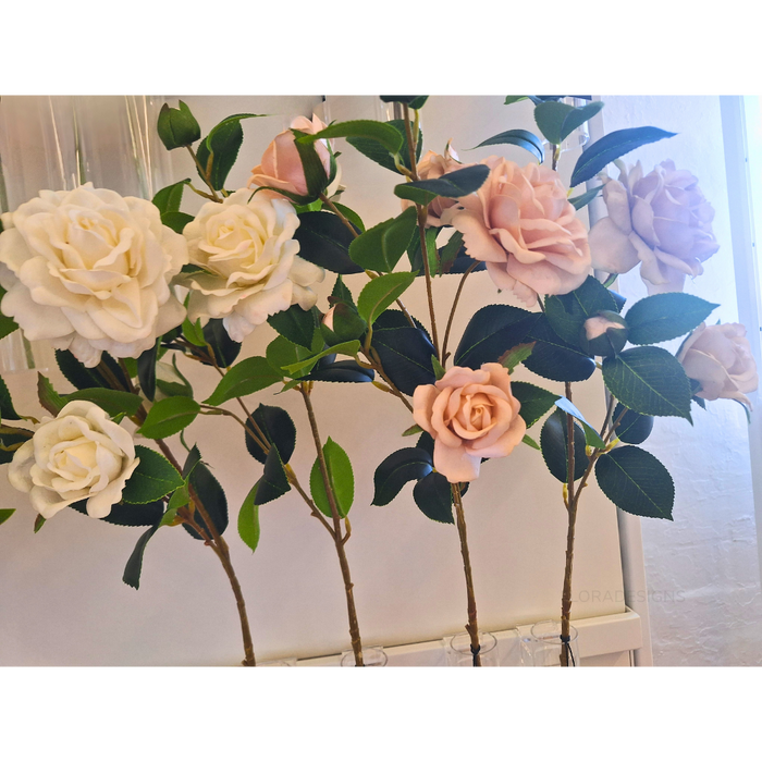 Camellia Spray Soft Pink 73cm - Pack of 12