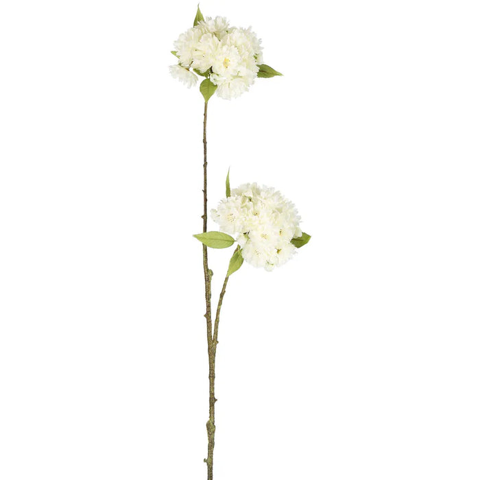 Cherry Blossom Spray 72cm White Pack of 12