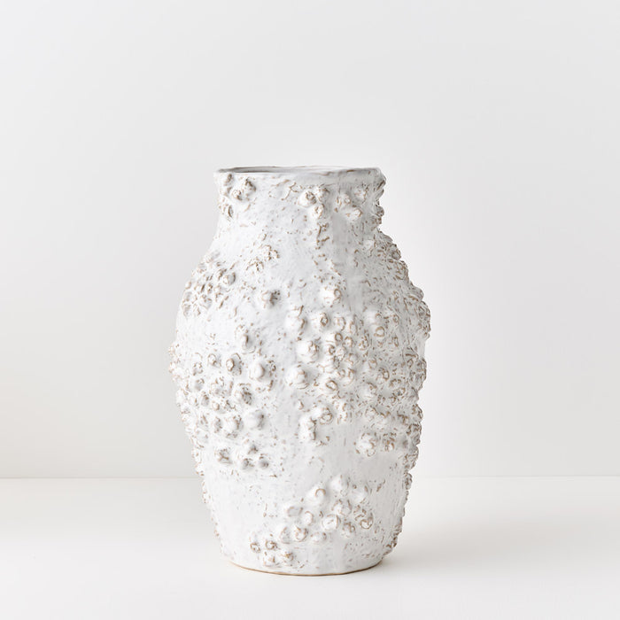 Coraline Vase 34cm White Pack of 2