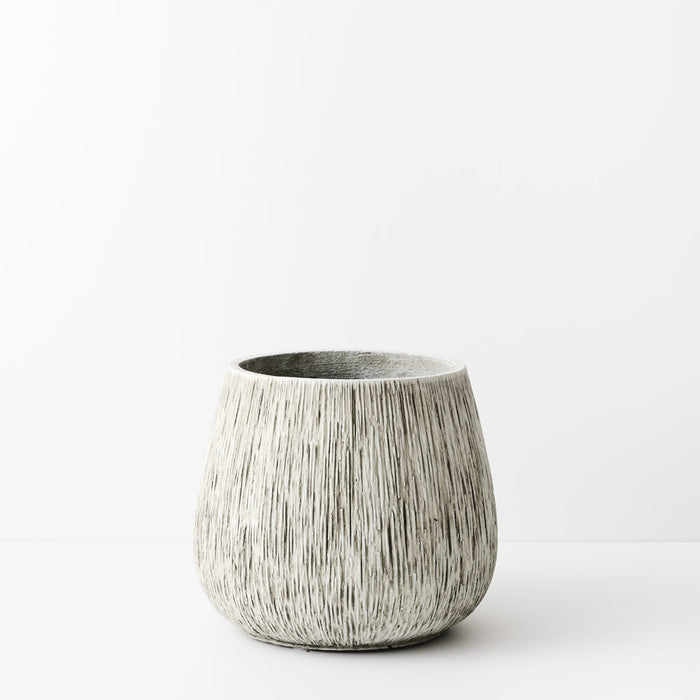 Elias Pot Moss White 36cm