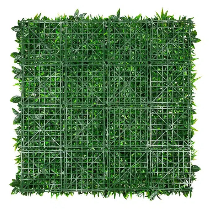 Luxury Snowy White Vertical Garden Green Wall UV Resistant 100cm