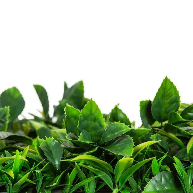 Luxury Snowy White Vertical Garden Green Wall UV Resistant 100cm