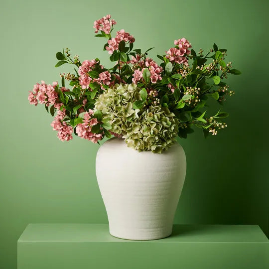 Herama Pot 39cm White Set of 2