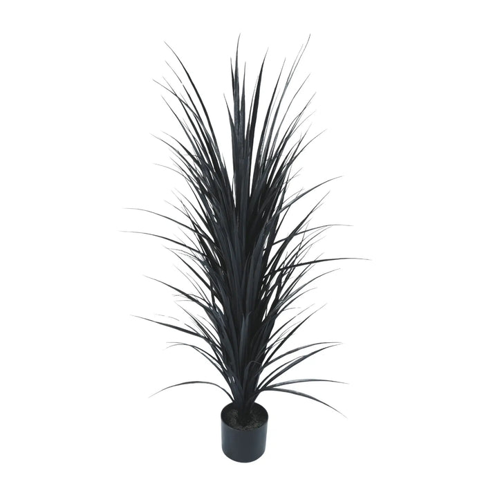 Long Yucca Grass Plant UV Resistant 115cm Black