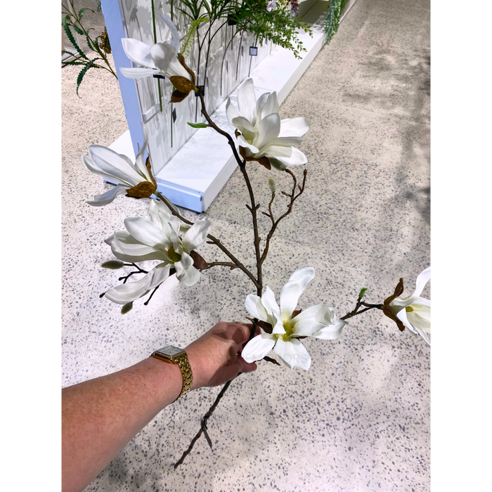 Magnolia Japanese Spray White 95cm Pack of 12