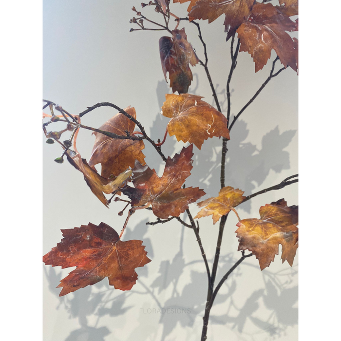 Maple Leaf Seed Spray Rust 102cm - Pack of 12
