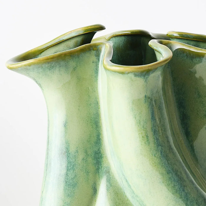 Neva Vase Basil Green 33cm Pack of 2