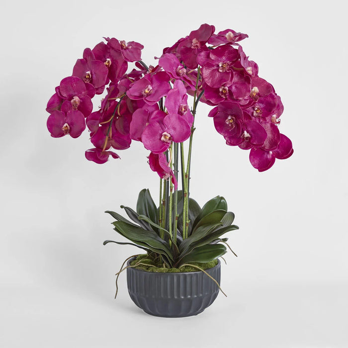 Oreana Arrangement 80cm Pink in Black Pot