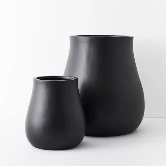 Pot Giga Black Set of Two 75cm