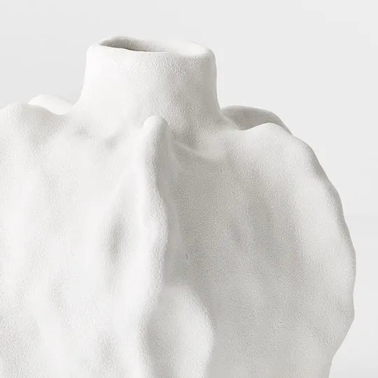 Reef White Vase 16cm - Set of 2