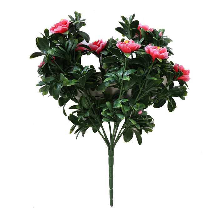 Rose Bunch Pink UV Resistant 45cm Pack of 4