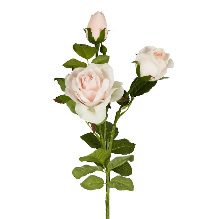 Rose Spray Real Touch 75cm Pink Pack of 12