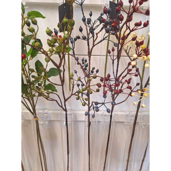 Rosehip Spray Blue 61cm Pack of 12