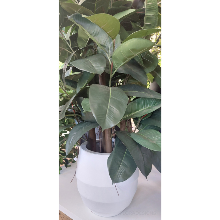 Silos White Pot Pack of Two - 42cm