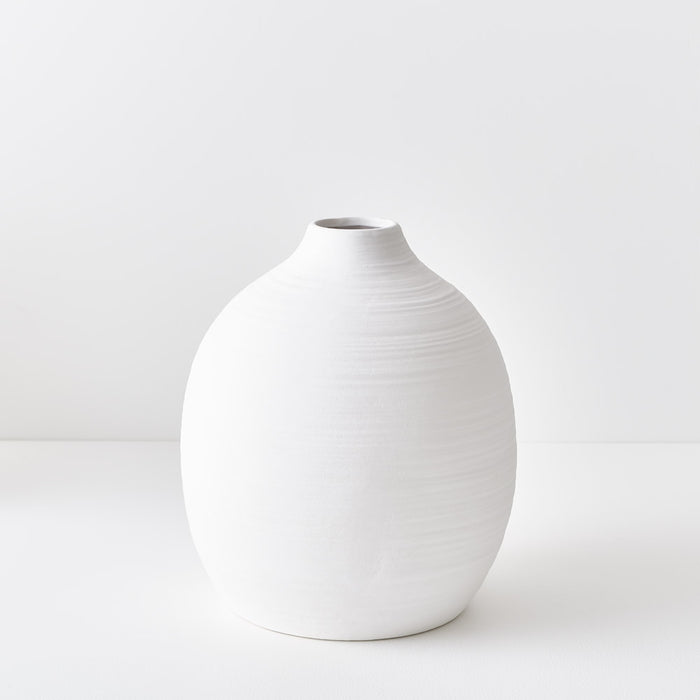 Runiki Pot 30cm White Pack of 2
