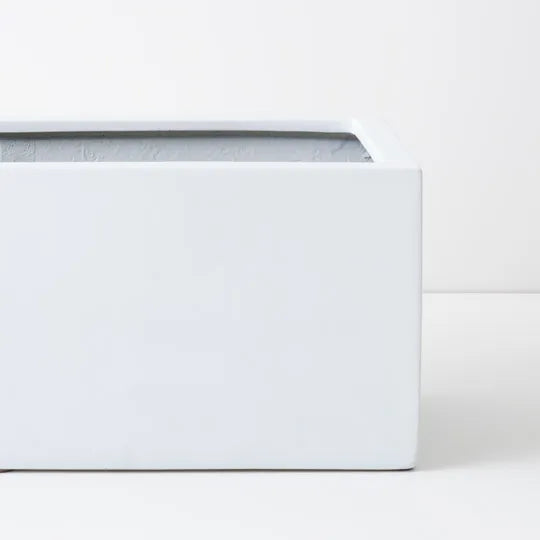 Scarlo Trough Planter Box 30cm White