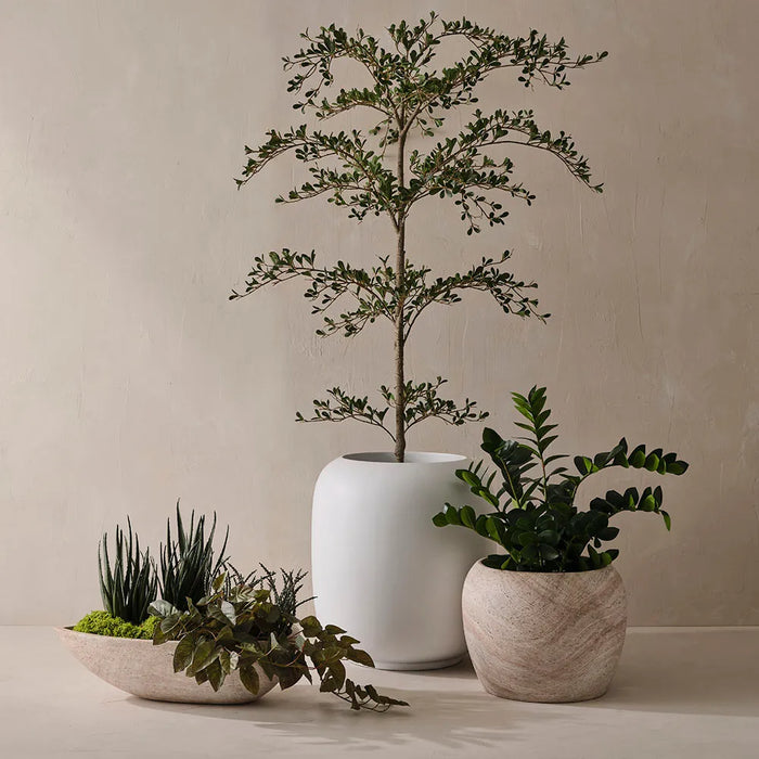 Solveig Pot  - White 60cm