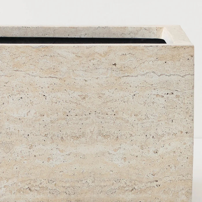 Trough Scarlo Ivory Travertine 80cm x 30cm x 30cm