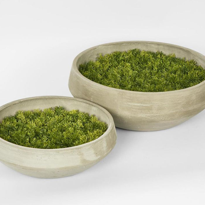 Moss Matt Small Round Green - Pack of 6