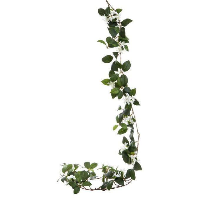 Star Jasmine Garland 178cm Cream Pack of 6